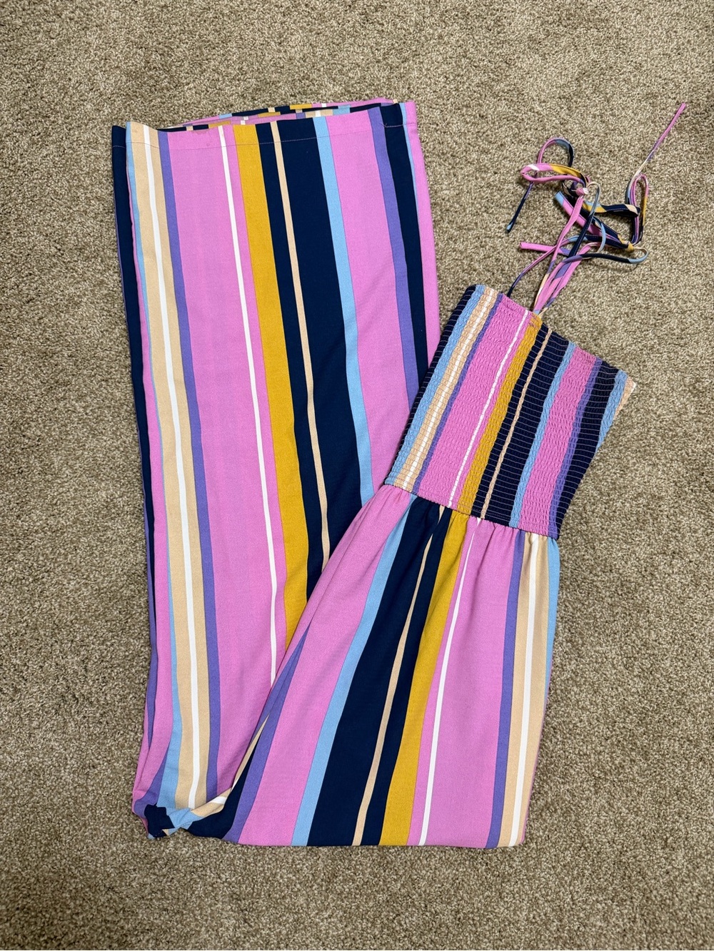 Blu Pepper Multicolor Striped Jumpsuit
